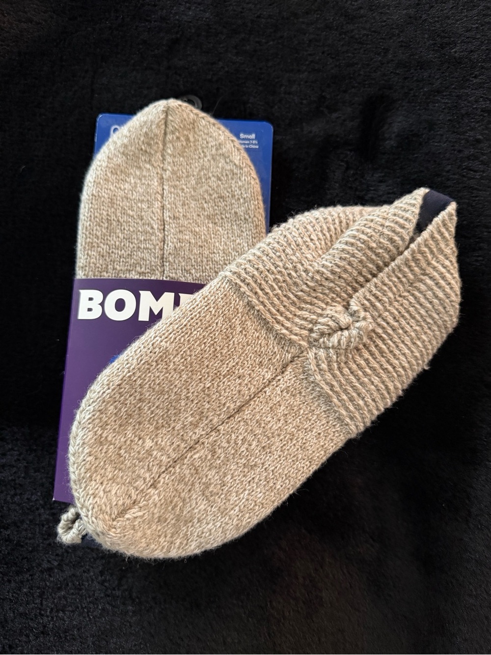 BOMBAS Gripper Slipper Women’s S (7-8.5) NWT